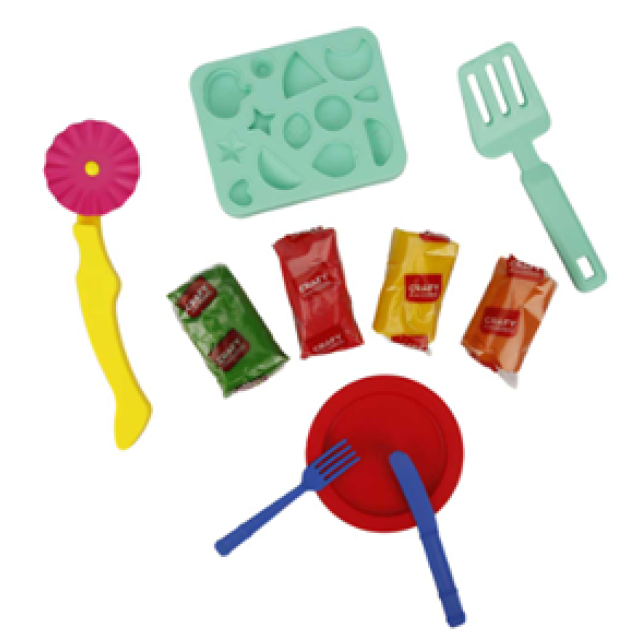 PLASTELIN SUNMAN SET CRAZY PIZZA